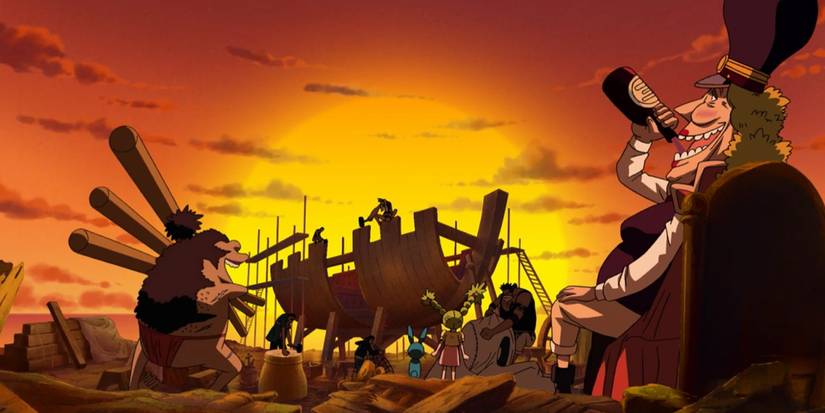 One Piece: All Of Water 7 Working Together On The Thousand Sunny