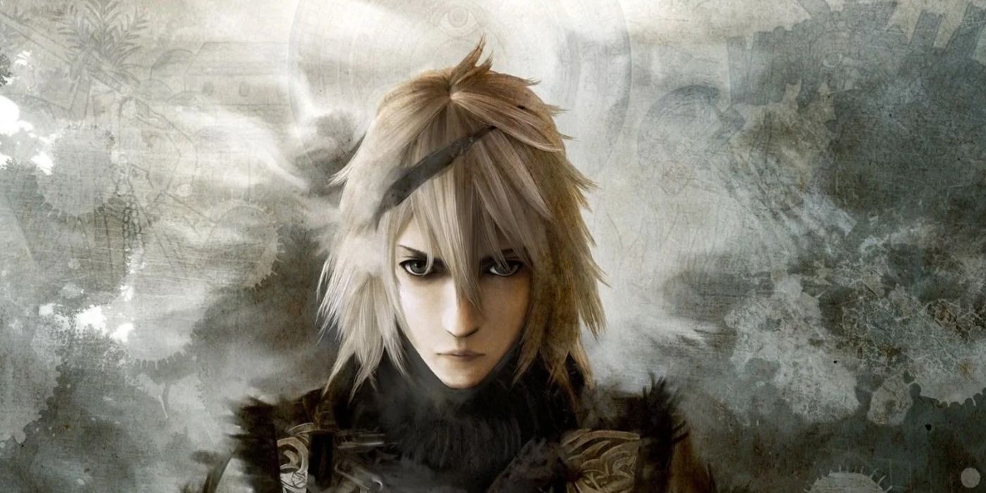 Nier Replicant: Promotional Art Of The Older Brother Nier Looking Very Serious