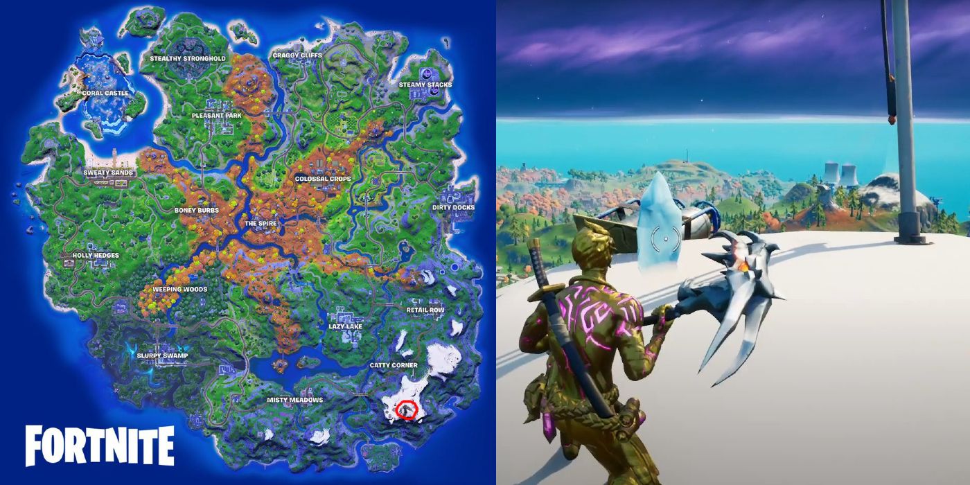 fortnite crystal tallest mountain quest guide