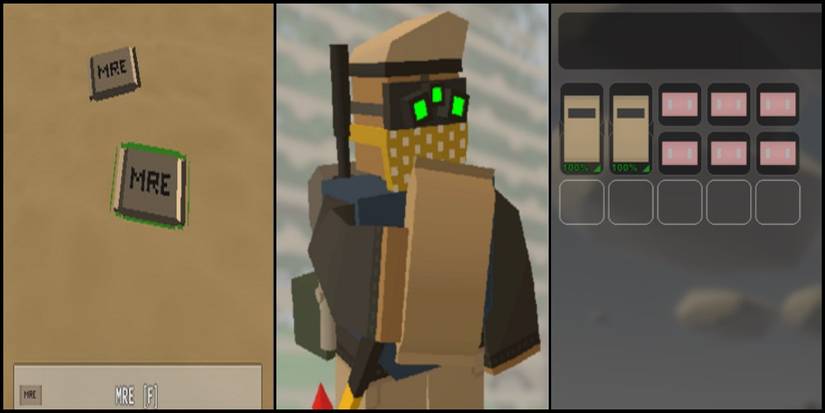 Unturned-MRE World Model, in Hand and in Inventory
