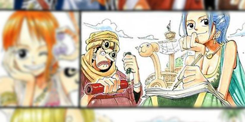 Usopp Working On The Clima-Tact For The First Time