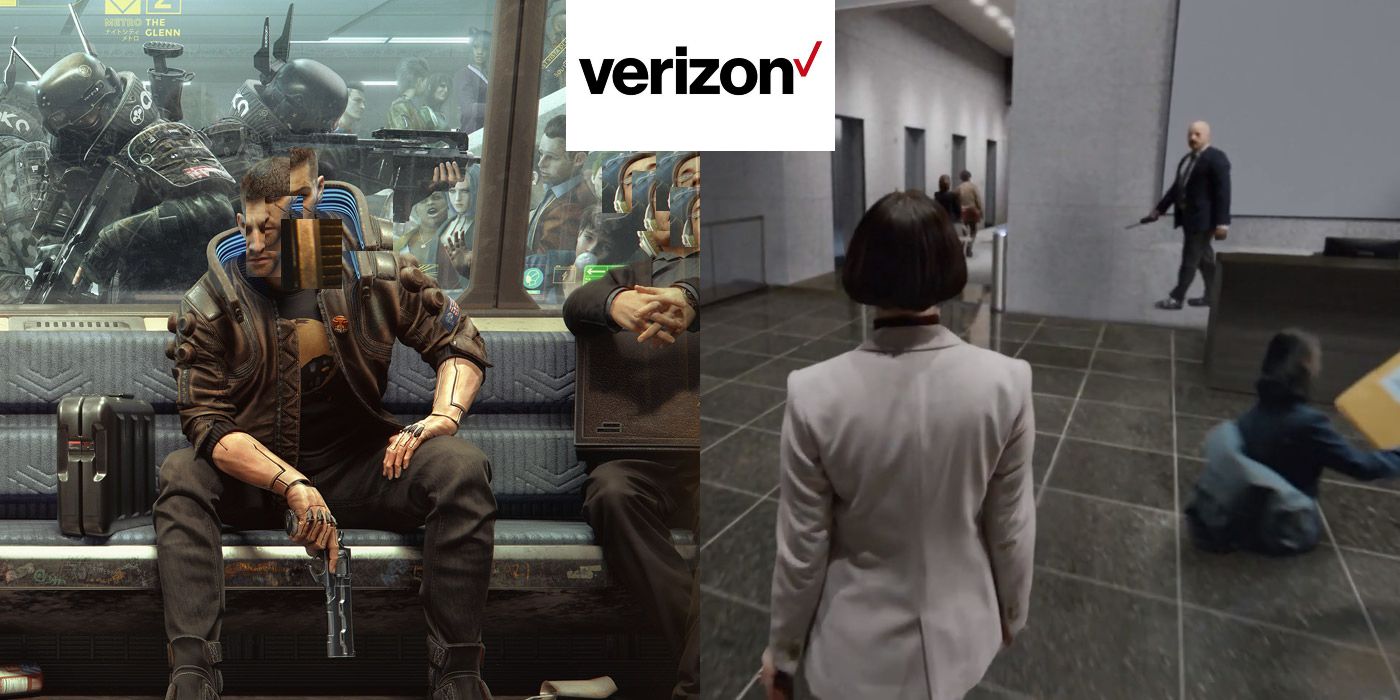 Verizon 5G meets glitchy Cyberpunk 2077