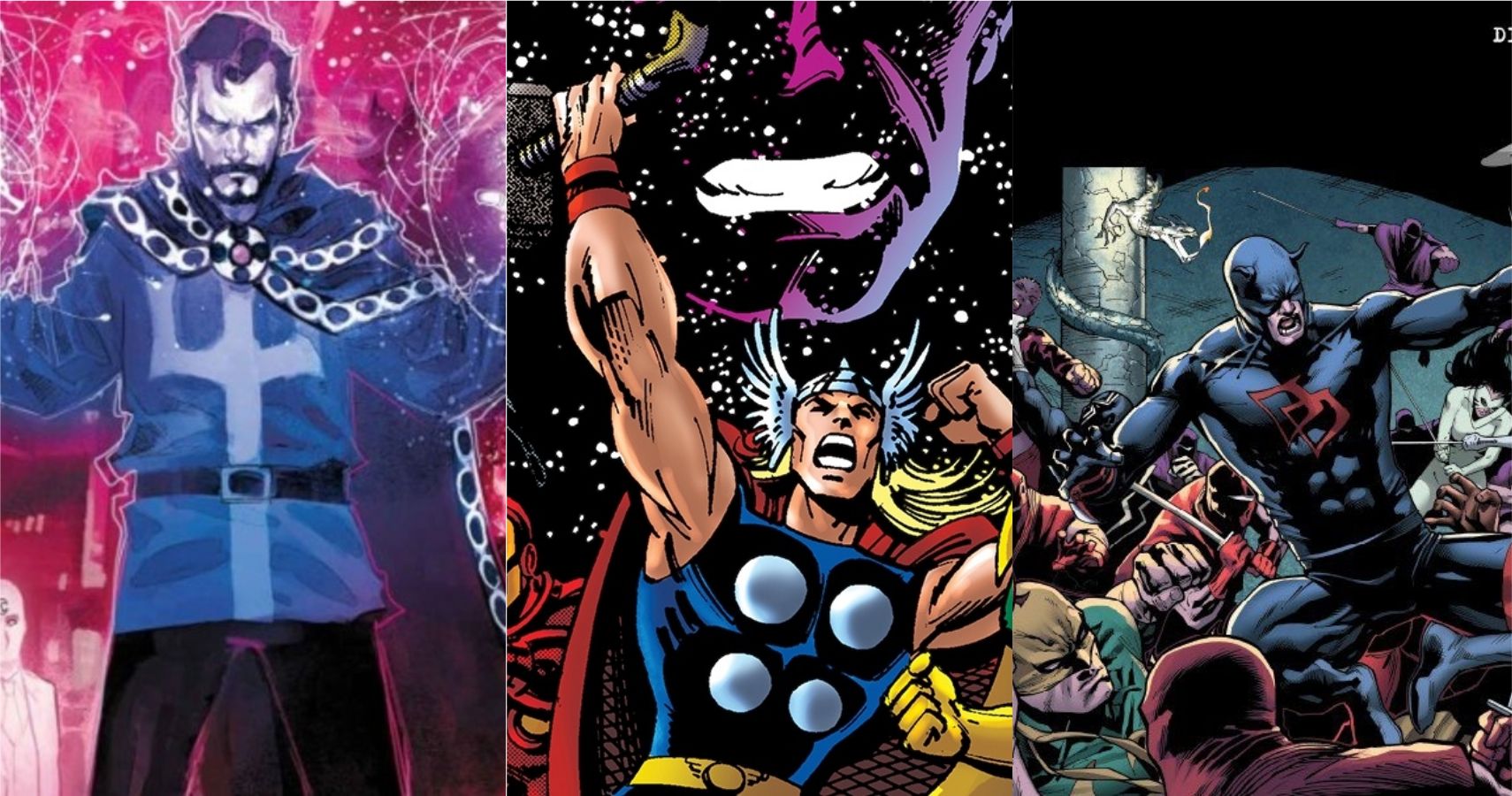 Weird Marvel Stories Thor Daredevil Doctor Strange Featured