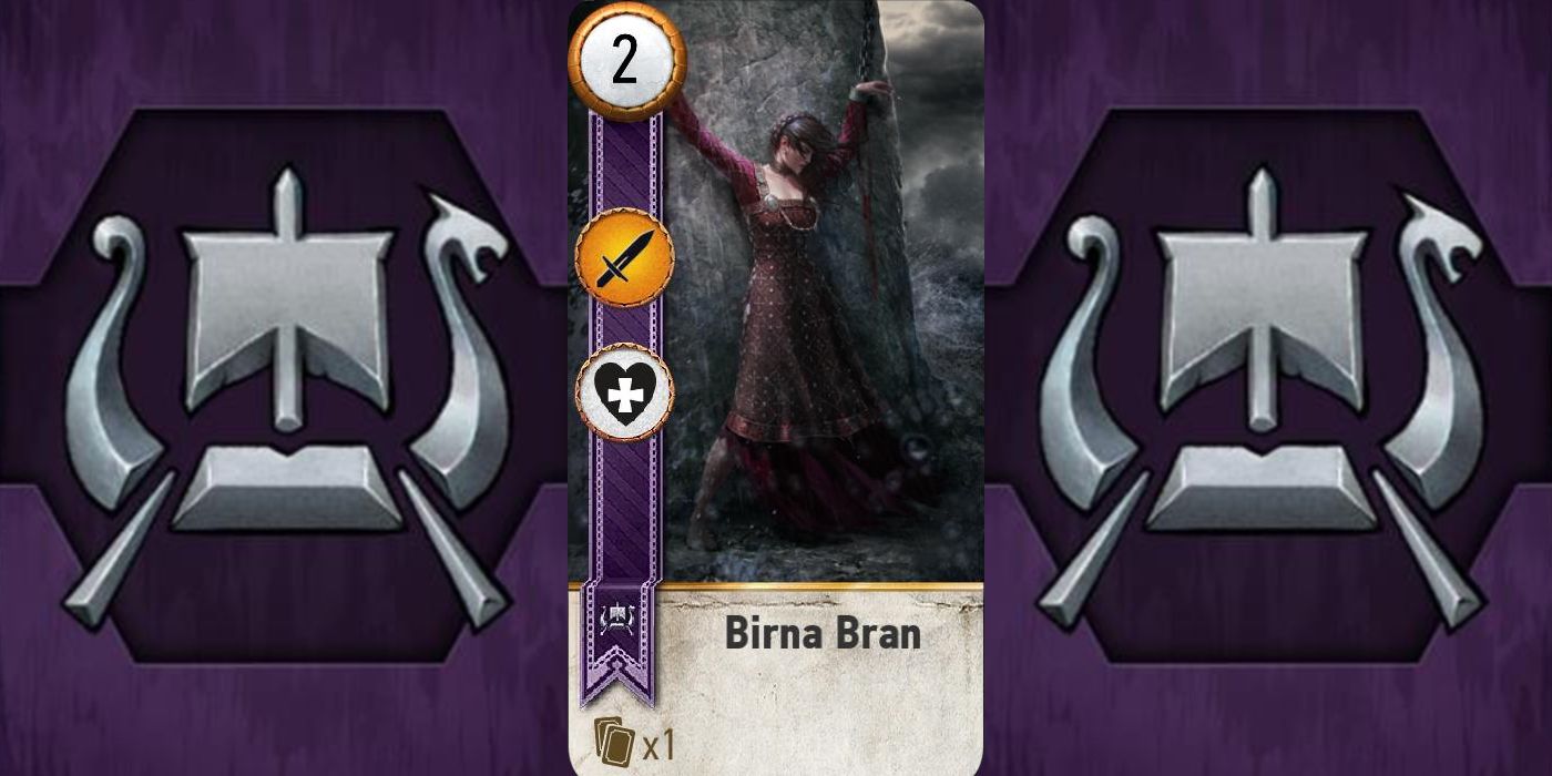 Witcher 3 Skellige Deck Birna Bran Gwent Card
