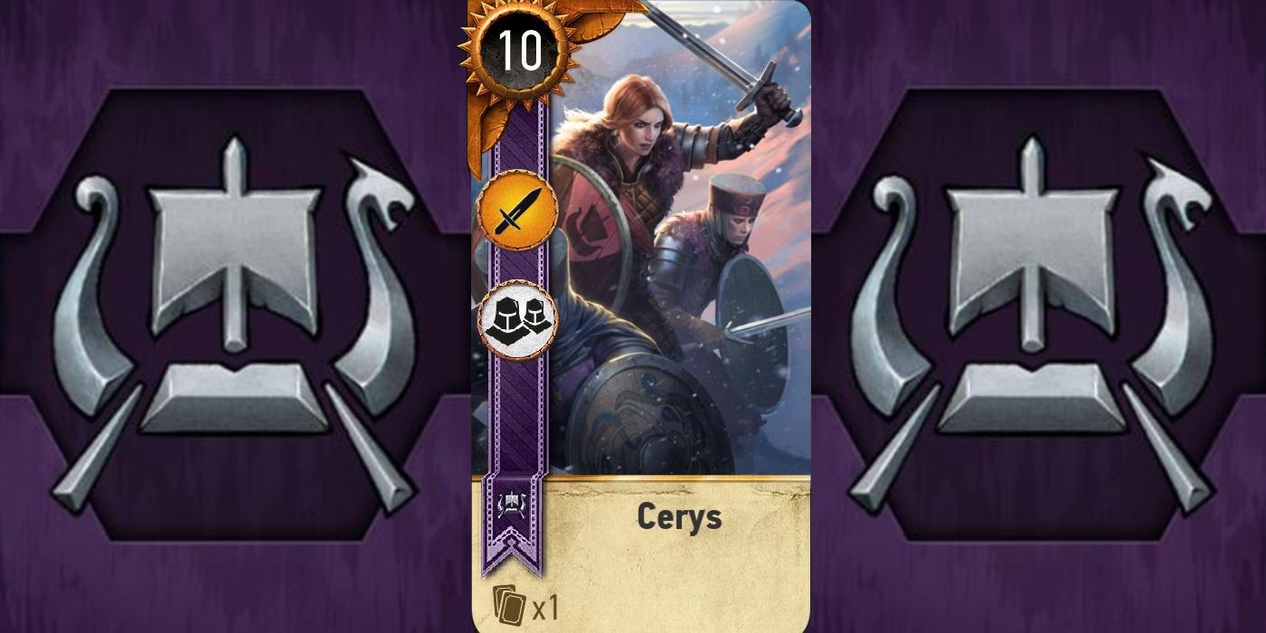 Witcher 3 Skellige Deck Cerys Gwent Card