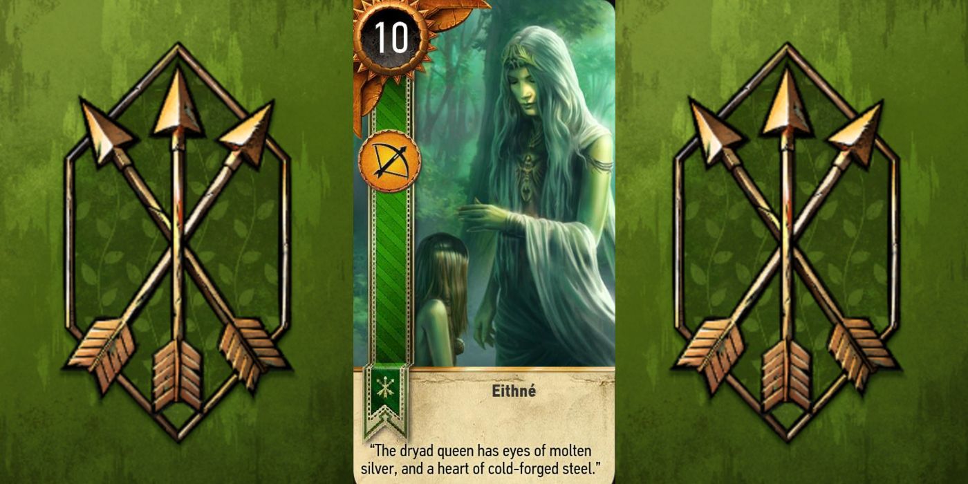 Witcher 3 Eithne Hero Gwent Card