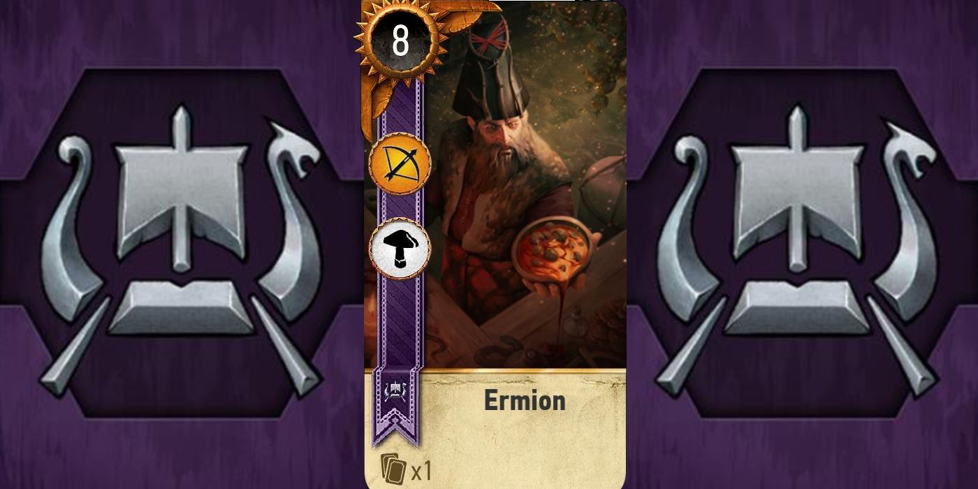 Witcher 3 Skellige Deck Ermion Gwent Card