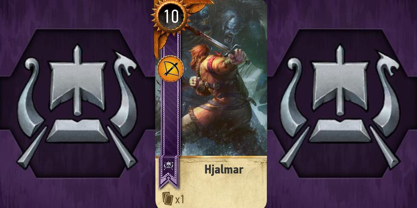 Witcher 3 Skellige Deck Hjalmar Gwent Card