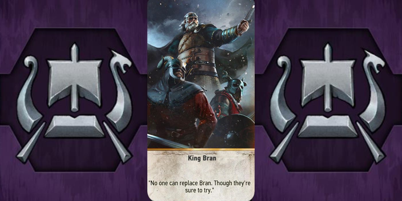 Witcher 3 Skellige Deck King Bran Gwent Card