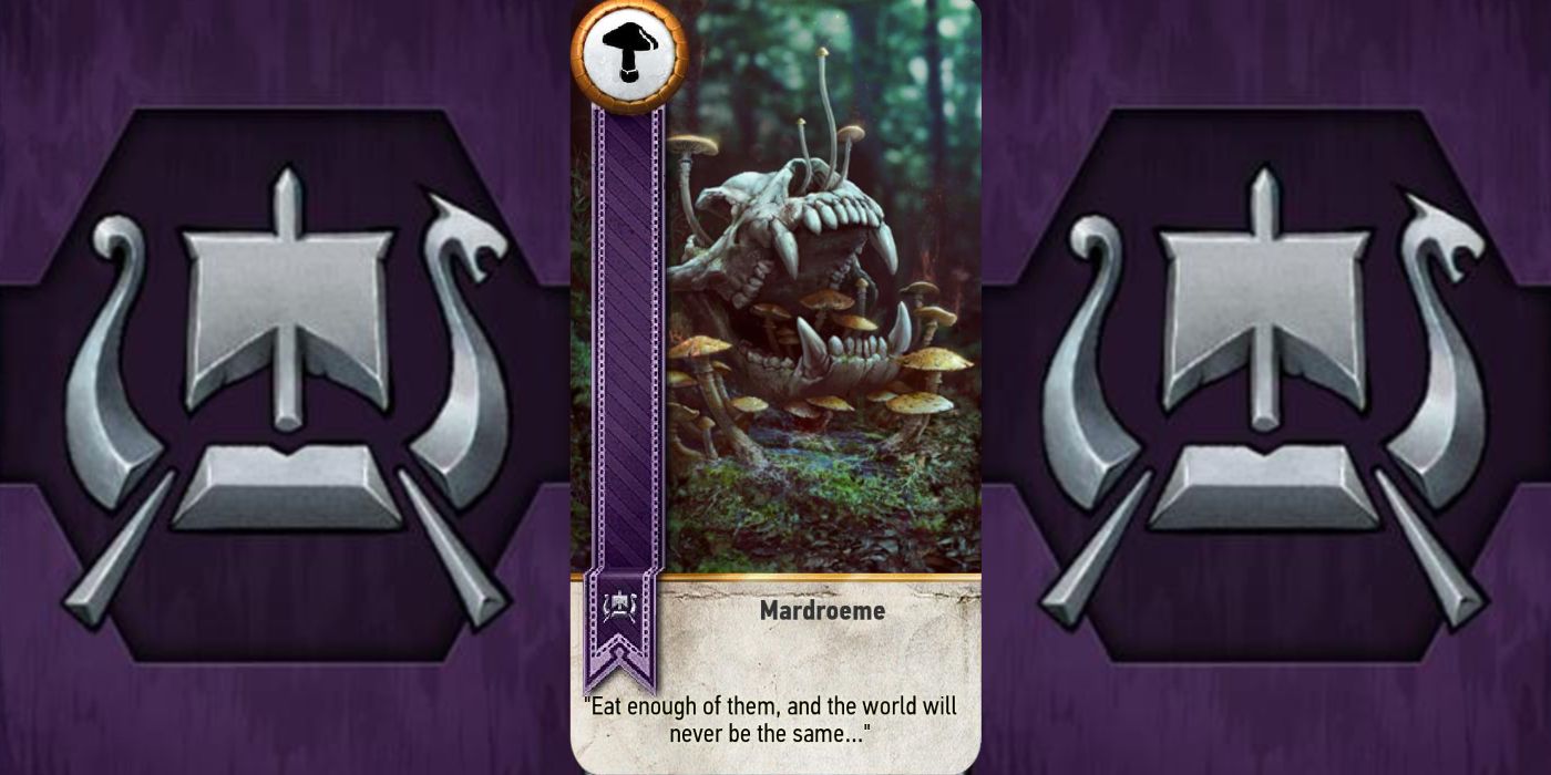 Witcher 3 Skellige Deck Mardroeme Gwent Card