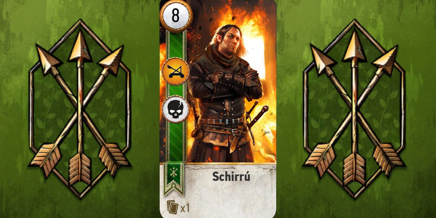 Witcher 3 Schirru Gwent Card