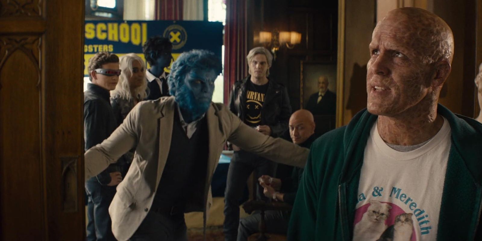 The X-Men make an unwilling cameo in Deadpool 2