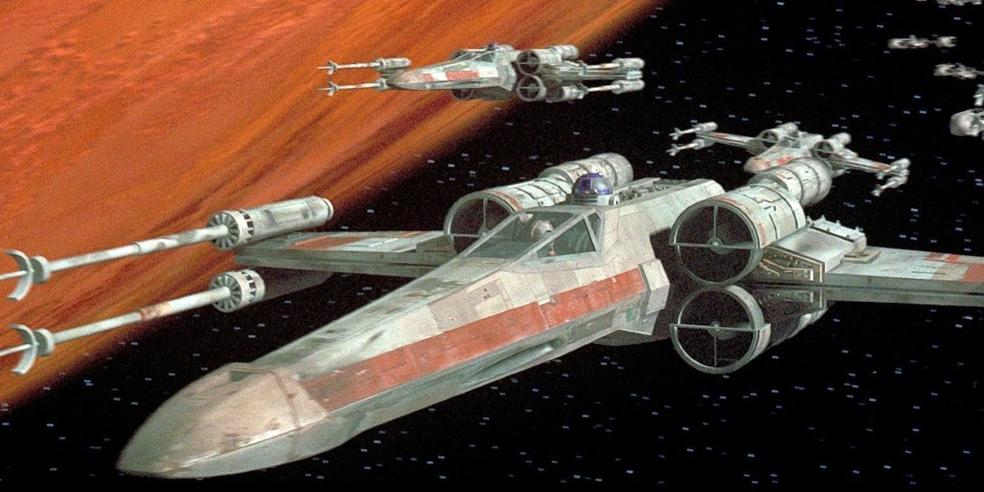 x-wing fighters from star wars