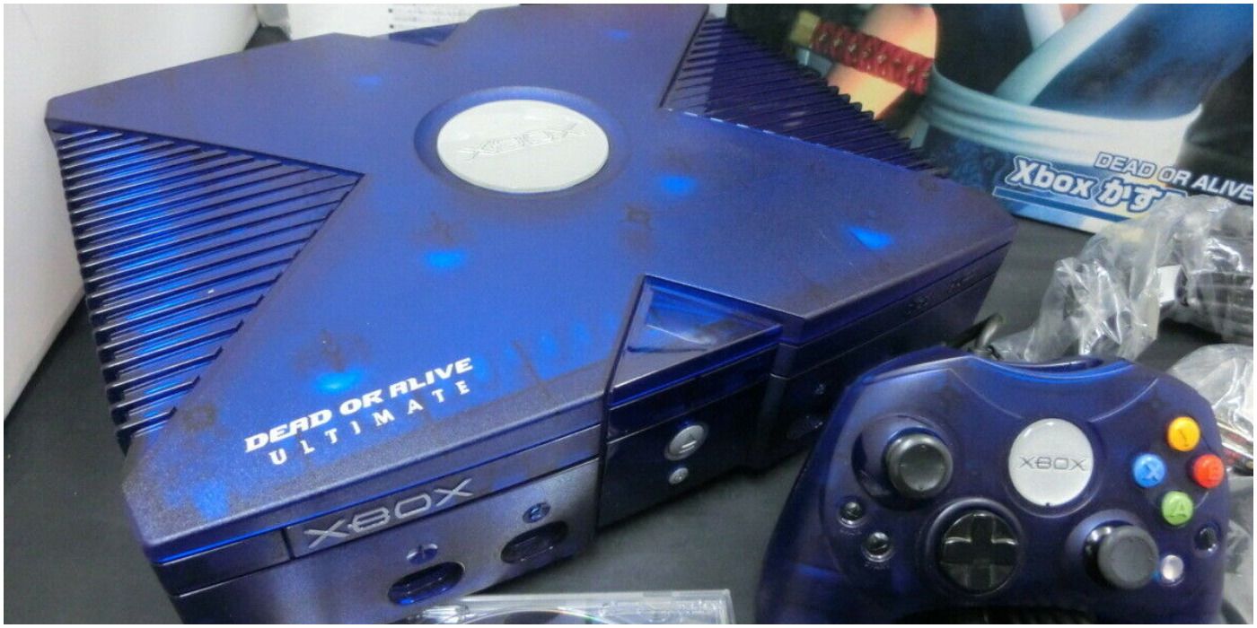 The Kasumi Blue Dead Or Alive Xbox console