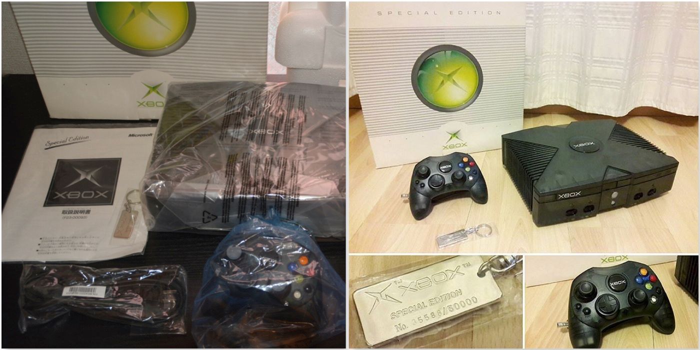 The Clear Green Xbox console