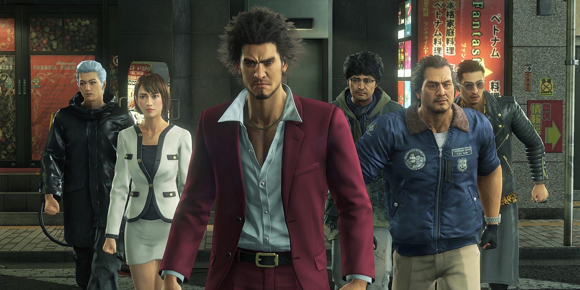 Ichiban Kasuga & Companions From Yakuza: Like A Dragon