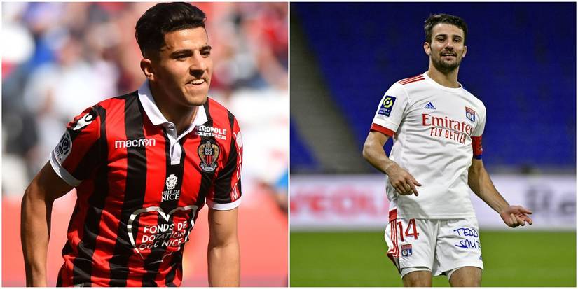 Youcef Atal and Leo Dubois Celebrating a Goal