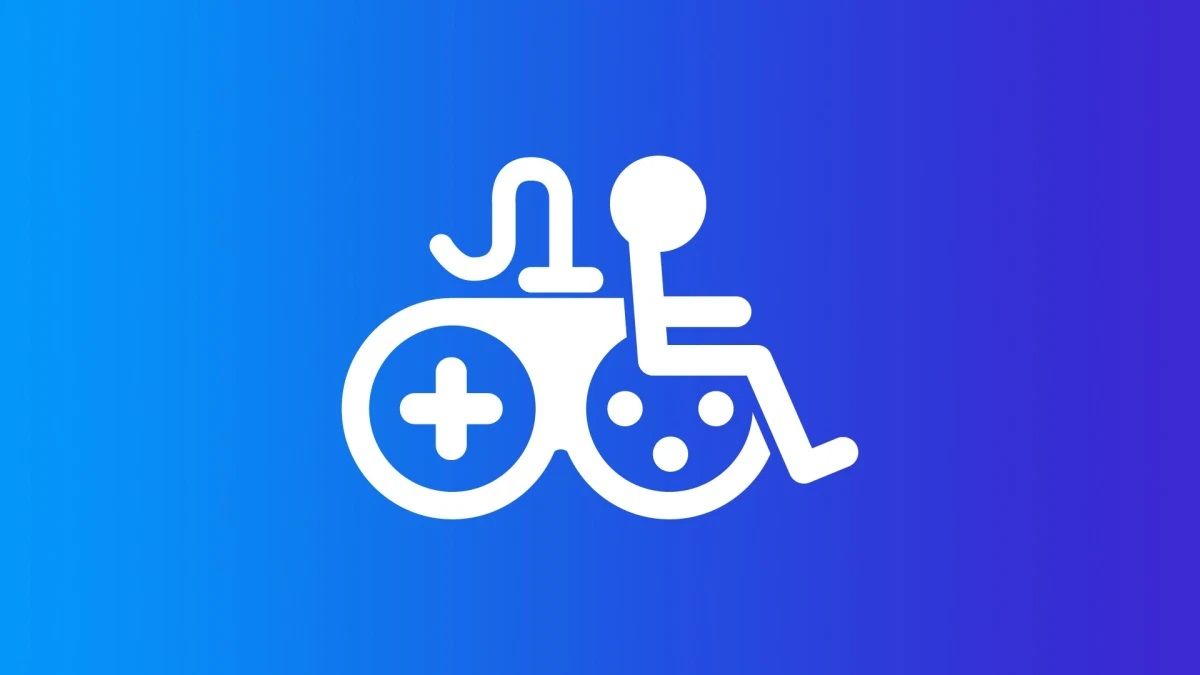 Accessibilites Day logo on a bright blue background