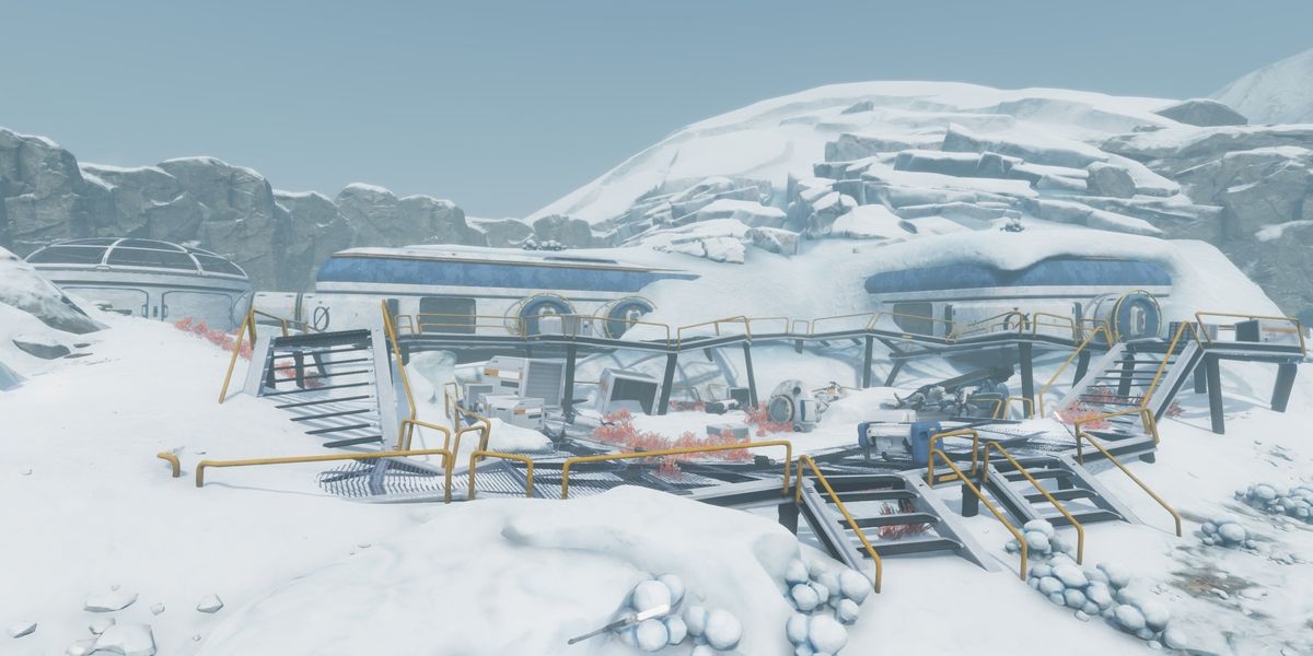 Base in an Arctic biome