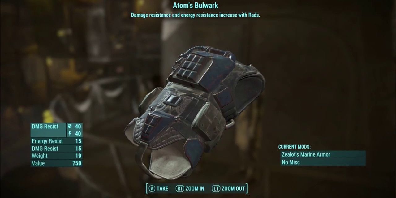 The Atom's Bulwark chest piece