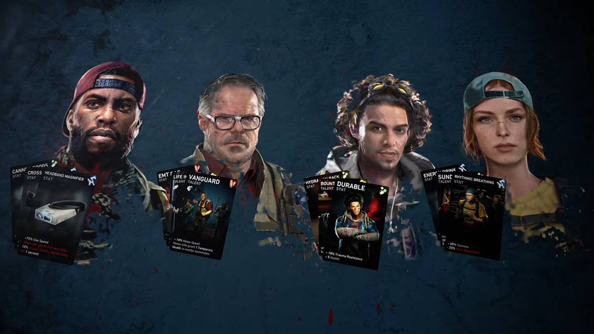 back 4 blood card system