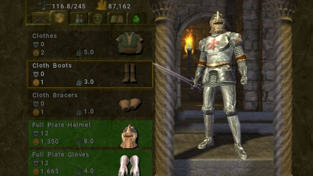 baldurs gate dark alliance inventory screen