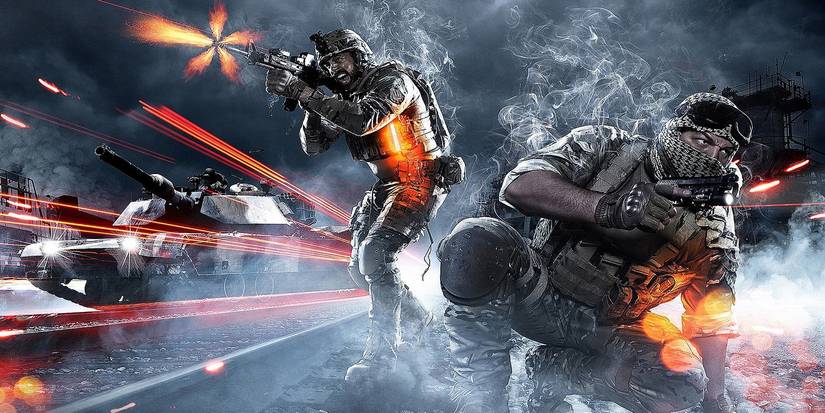 battlefield 3 key art soldiers fighting