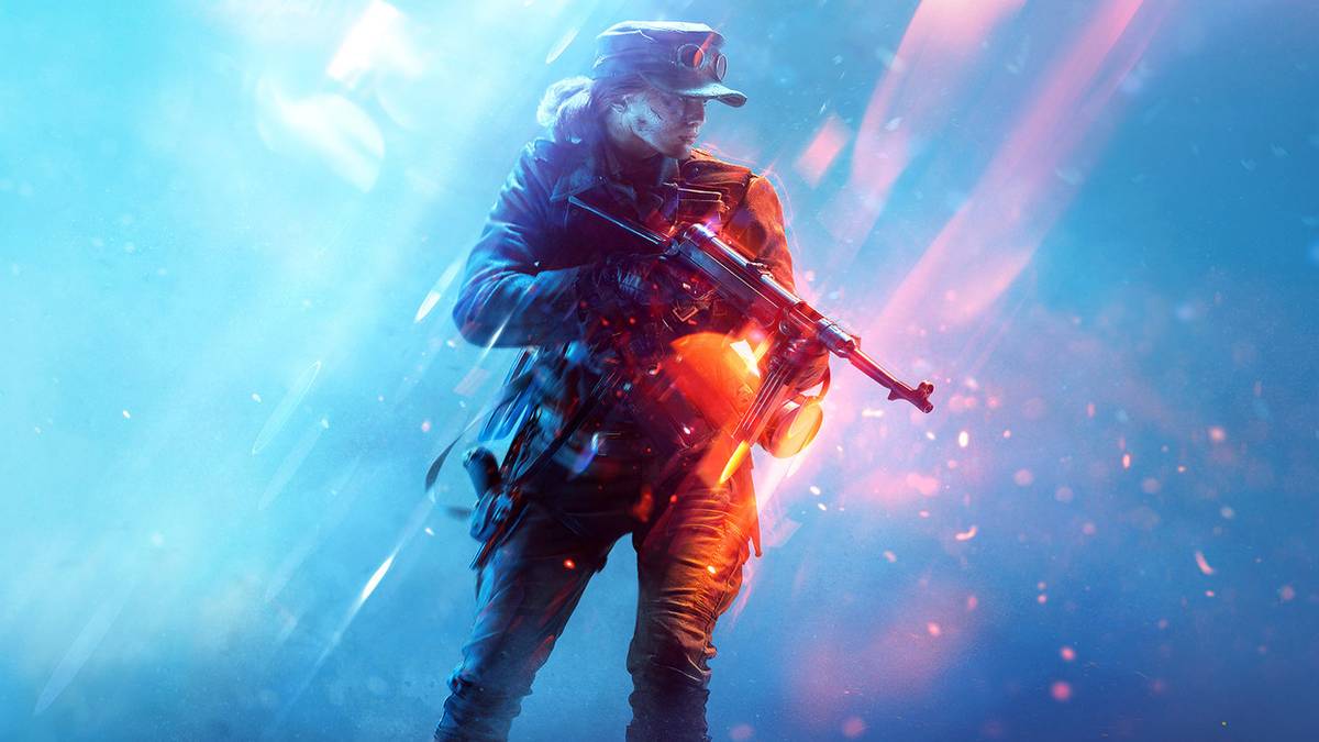 battlefield 5 key art female soldier hat