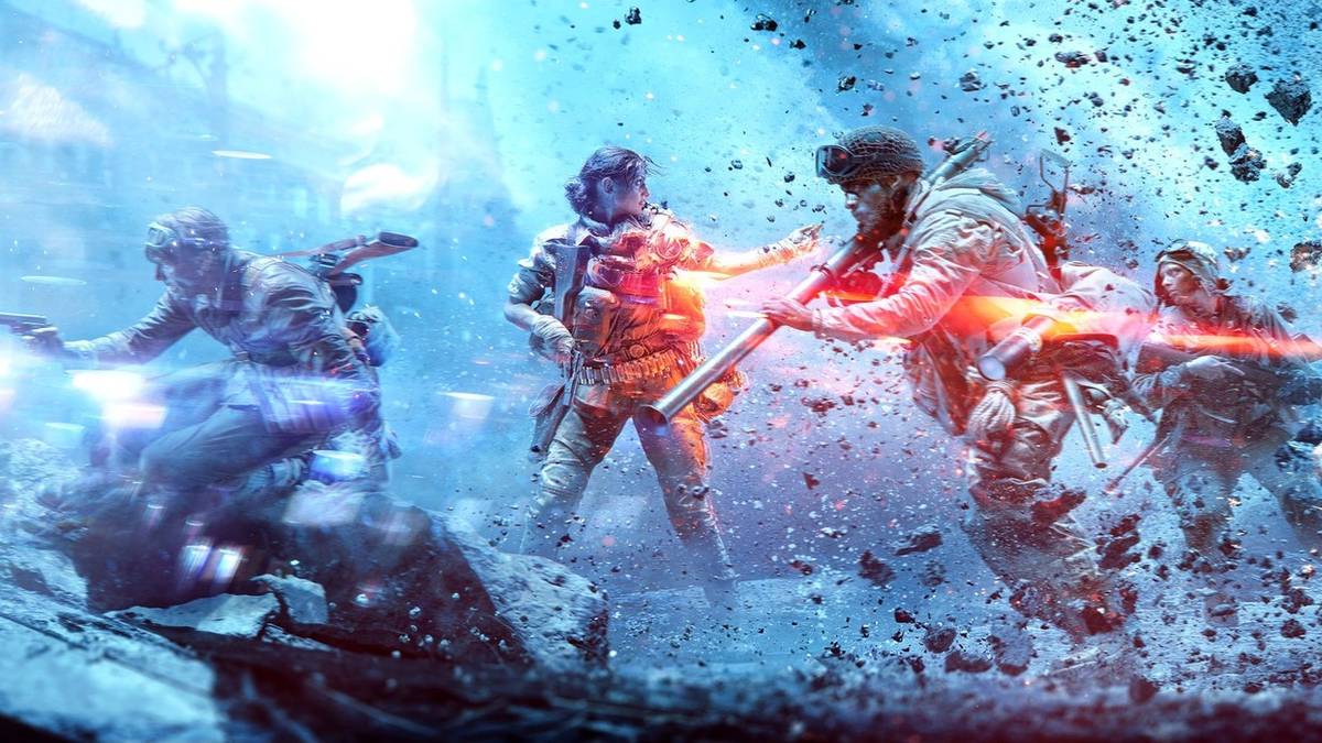 battlefield 5 key art rubble flies