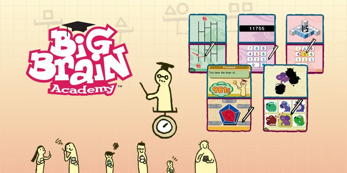 Title screen for Big Brain Academy
