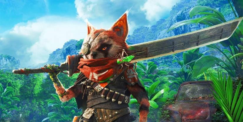 BioMutant holding sword key art
