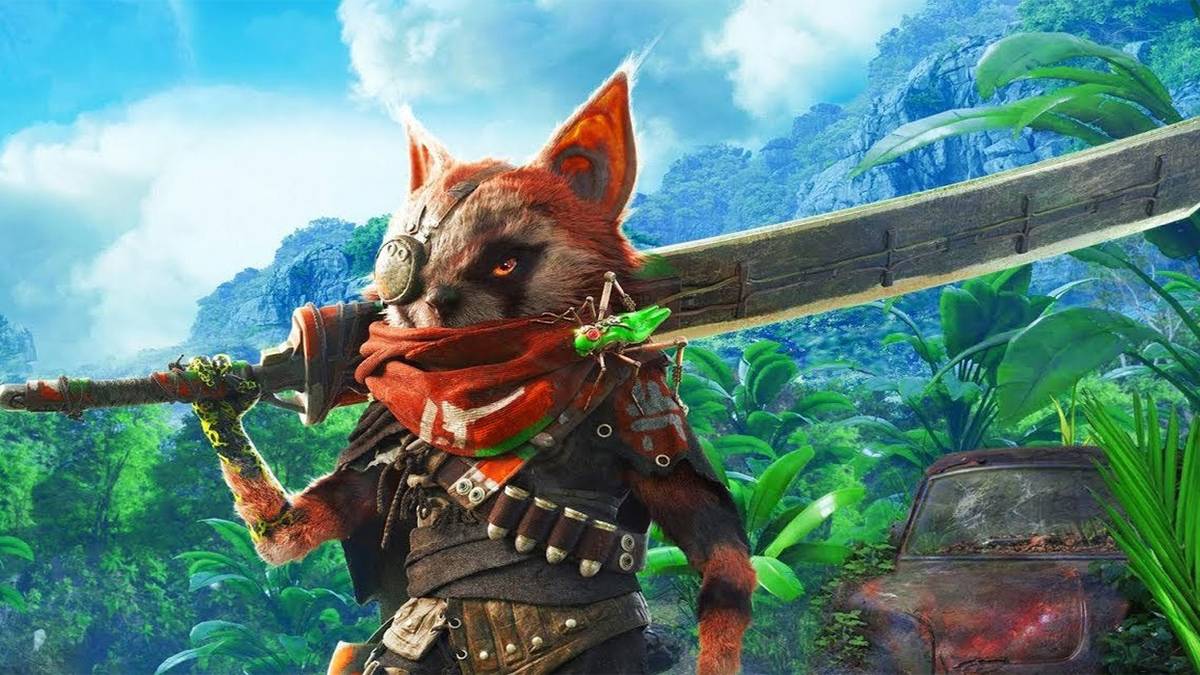 BioMutant holding sword key art