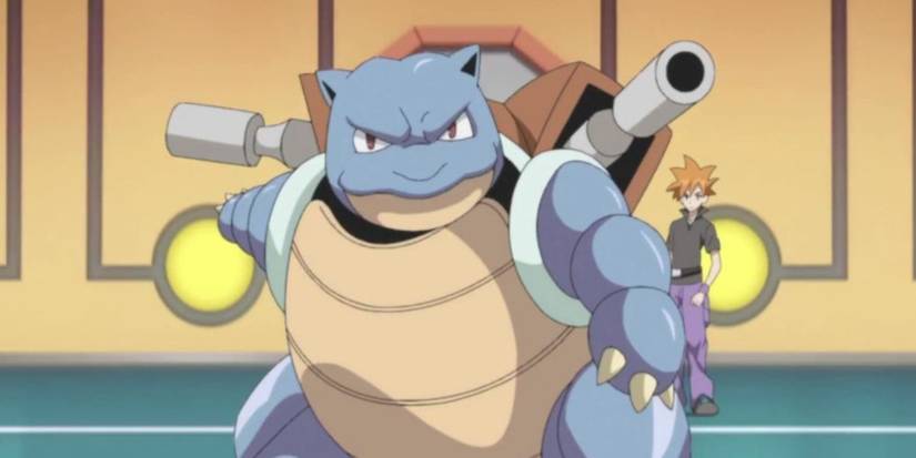 Blue with his Blastoise.