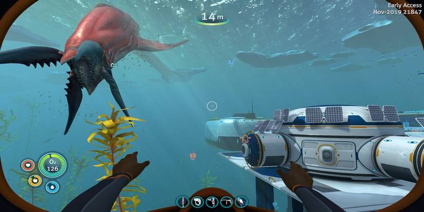 Chelicerate preparing to bite