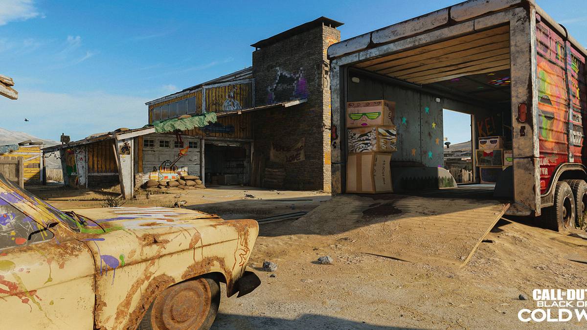 cod black ops cold war nuketown yellow house garage