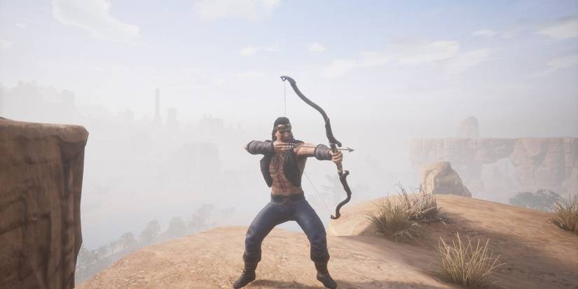 conan exiles bow aiming