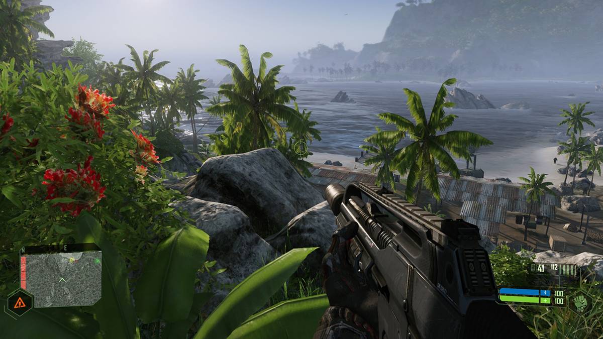 crysis remastered nomad holding gun