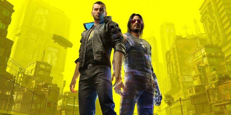 cyberpunk 2077 male V and johnny silverhand