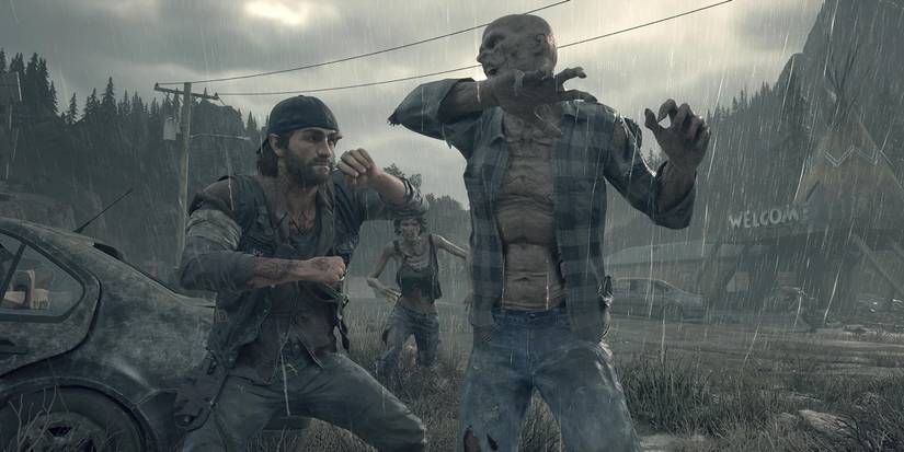 A QTE prompt in Days Gone