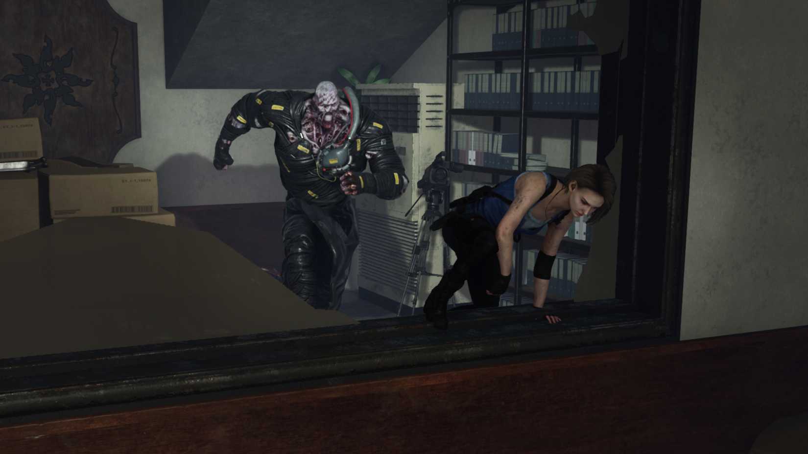 dead by daylight jill valentine chased by  nemesis