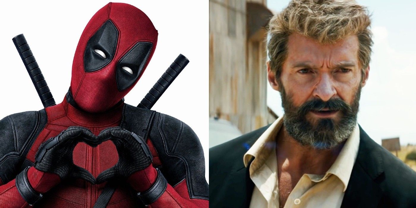 Ryan Reynolds as Deadpool and Hugh Hackman as Wolverine Logan