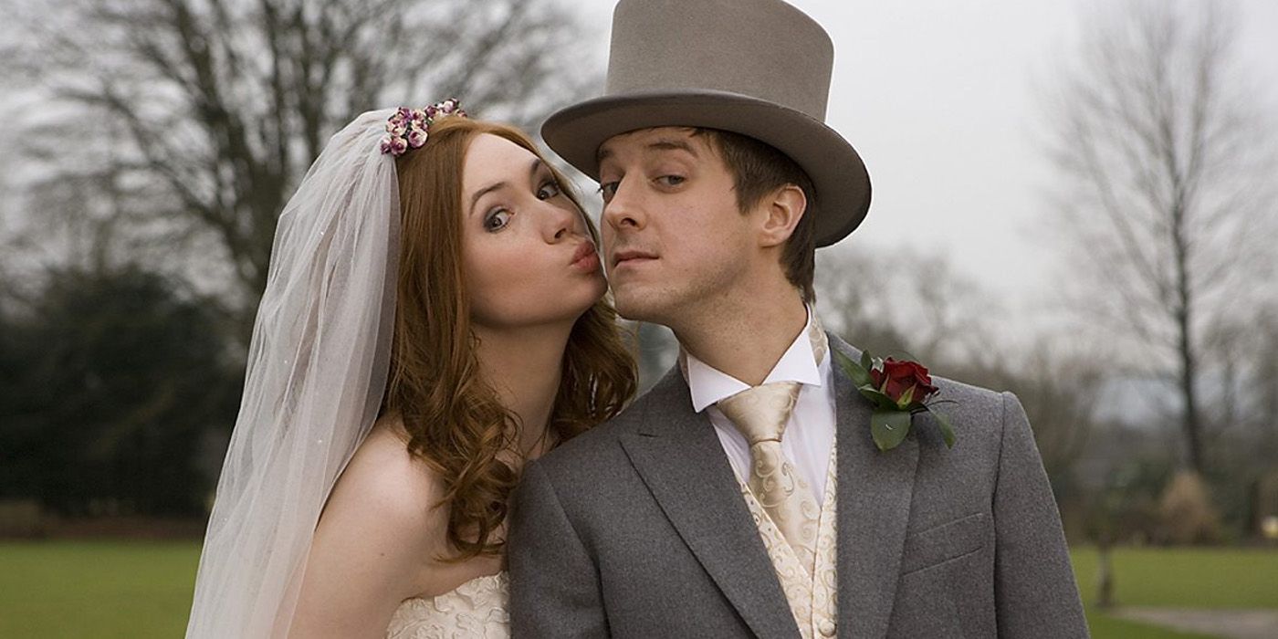 The Doctor Who companions Amelia Pond (Karen Gillan) & Rory Williams (Arthur Darvill)