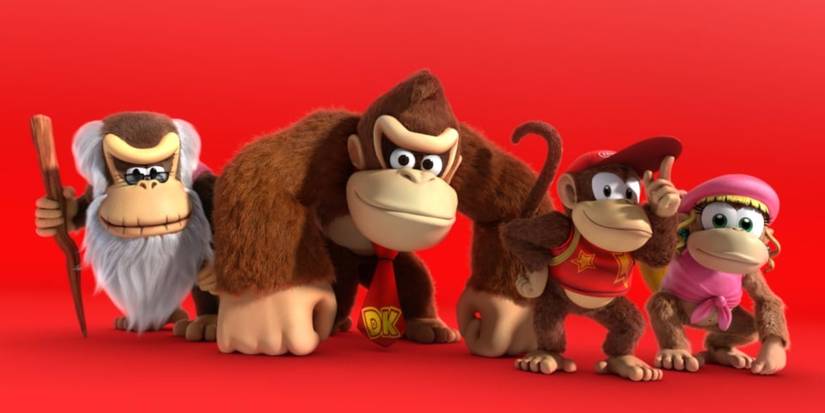 donkey kong country tropical freeze diddy kong cranky kong dixie kong