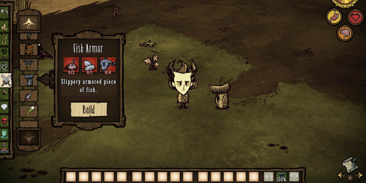 mod that adds the fish armor wearable item in don't starve