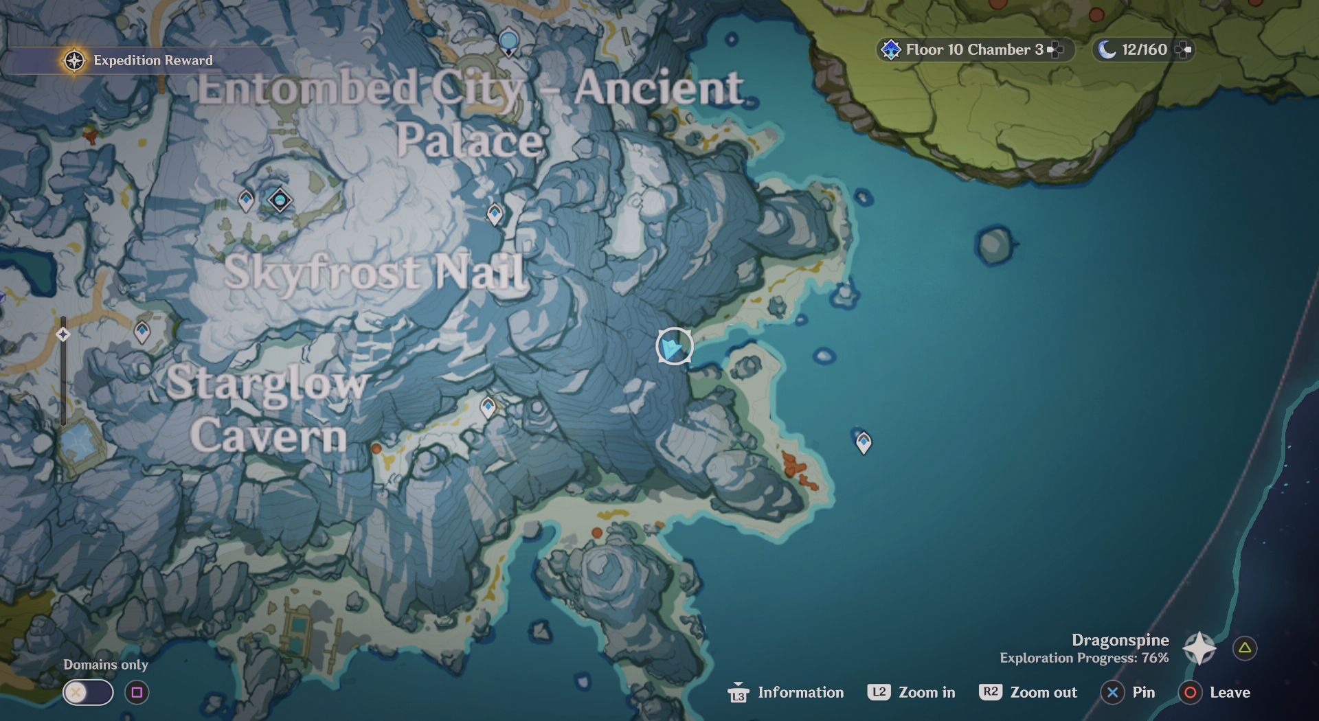 dragonspine coast map