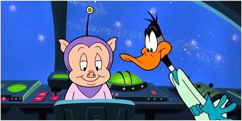 duck dodgers cartoon daffy duck porky pig