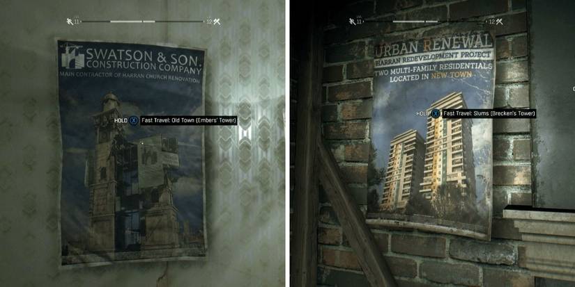 Fast travel posters in dying light