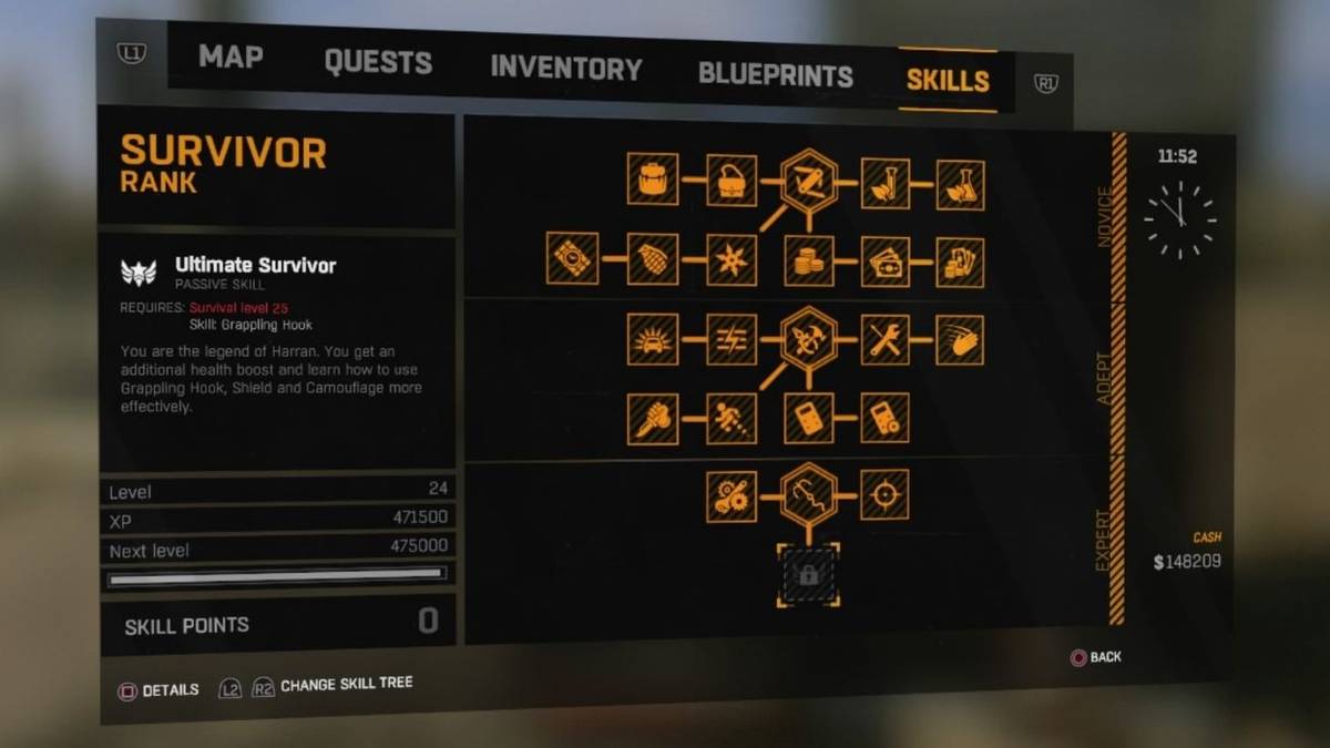 Dying light skill tree full
