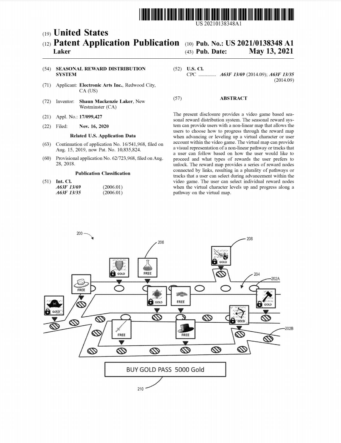 battle pass patent ea