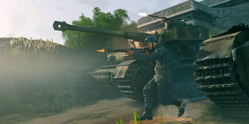 enlisted tanks supporting soldiers